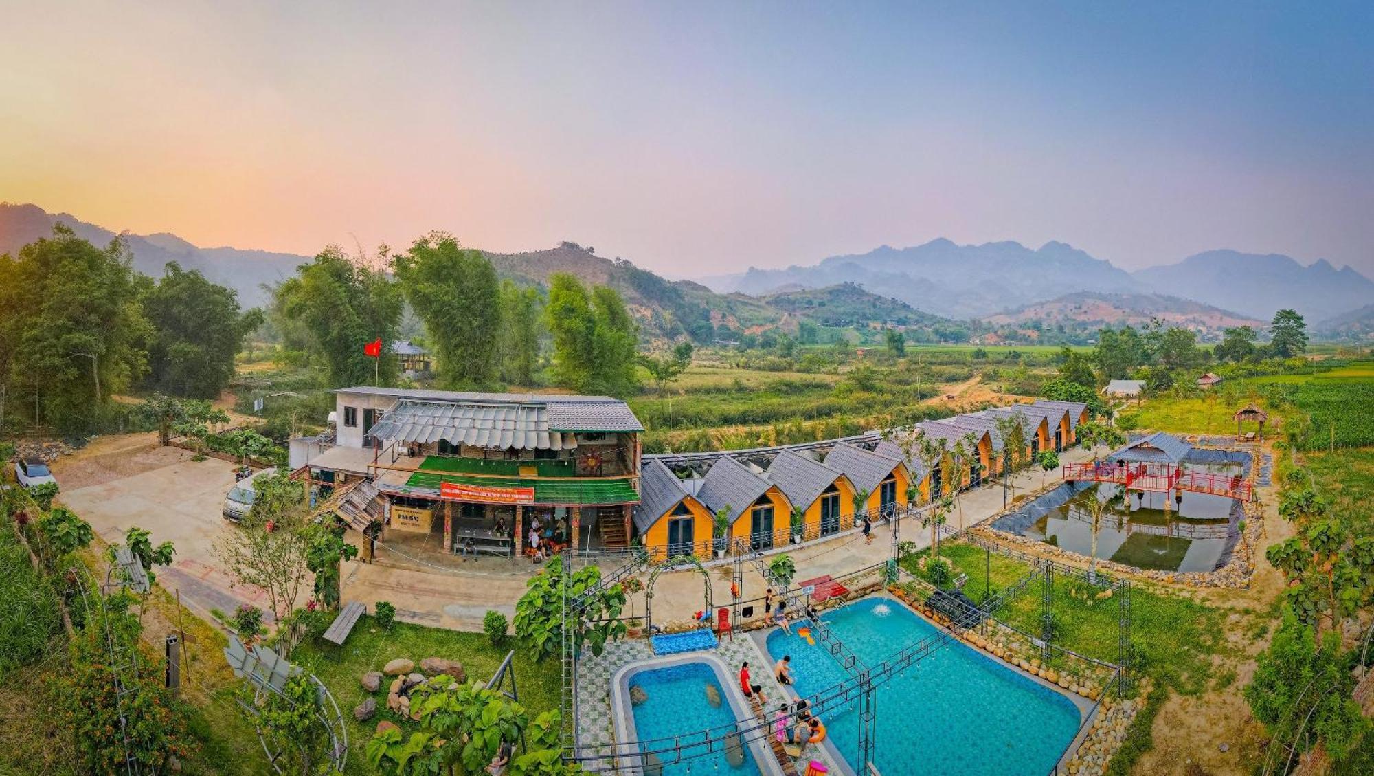 Homestay Suoi Khoang Minh Hang Yen Bai Buitenkant foto